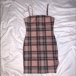 SHEIN plaid dress for women size small.